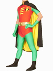 Lycra Robin Costume Classique Avec Cape